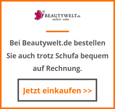 Bei Beautywelt trotz Schufa auf Rechnung bestellen