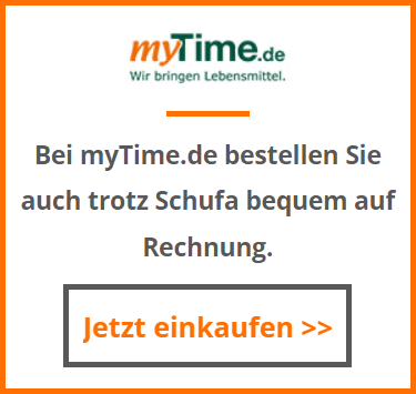 Bei myTime trotz Schufa auf Rechnung bestellen